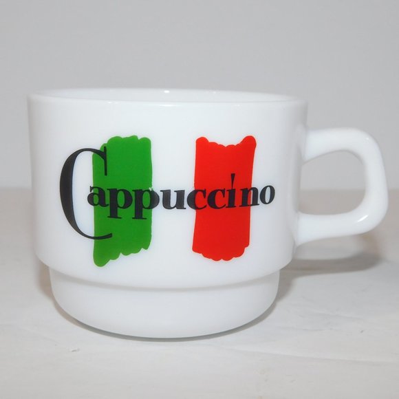 Set 4 Vintage Maxwell House Cappuccino Cups / Mugs Arcopal France - Picture 3 of 7